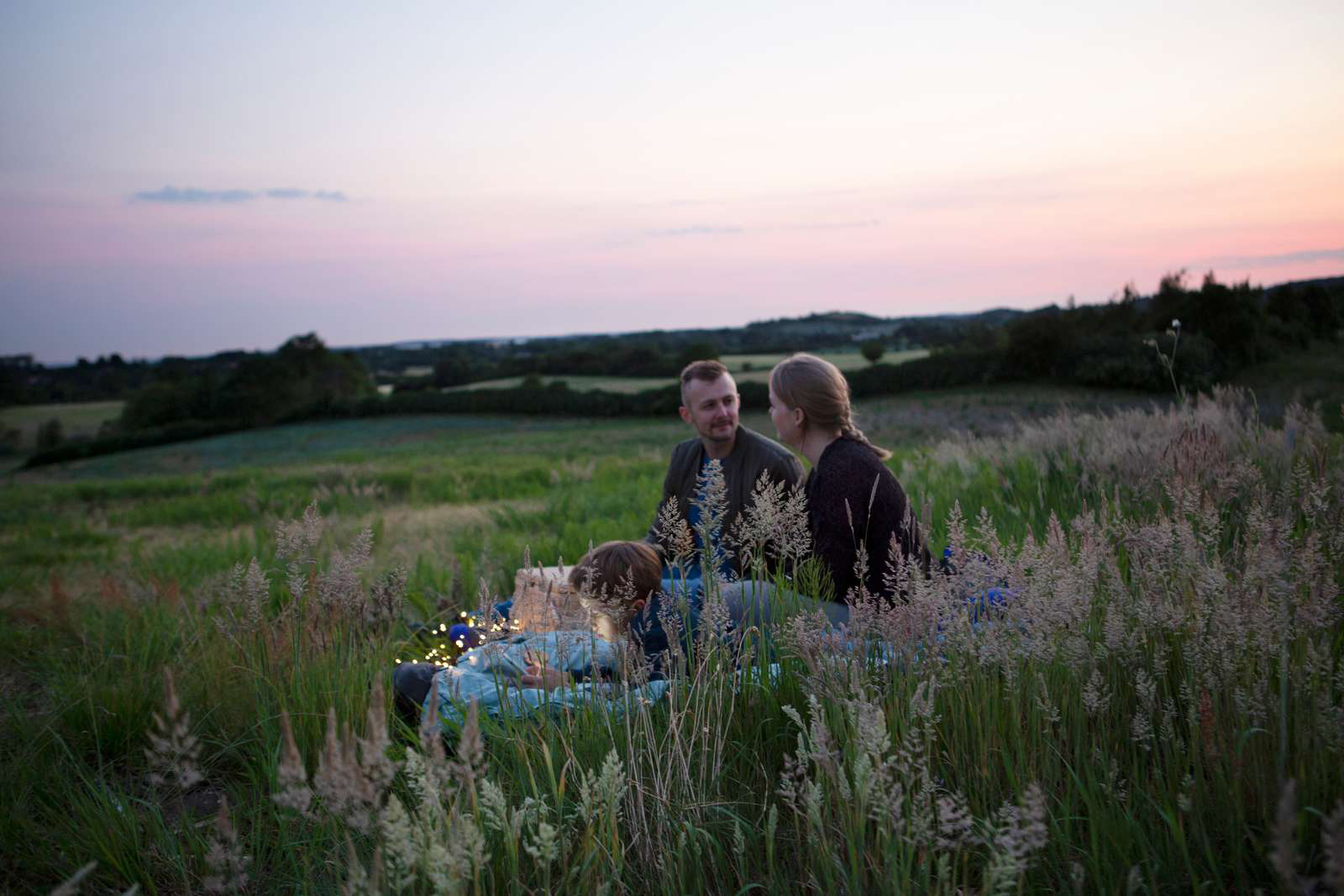 Privat Familie Svnningebakker Solnedgang 2020