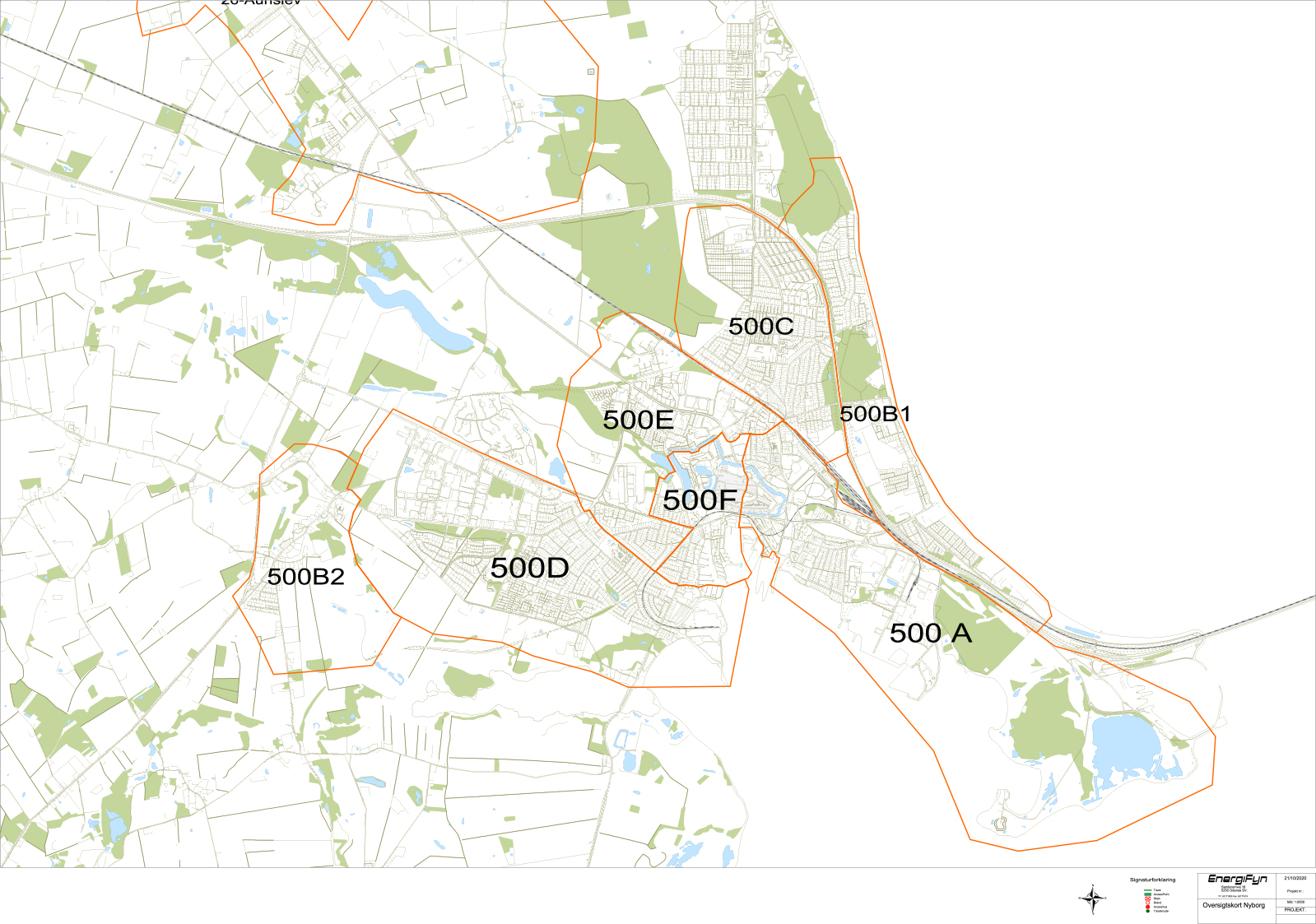 Fiber Oversigtskort Nyborg 2020 Fiber Oversigtskort Nyborg 2020