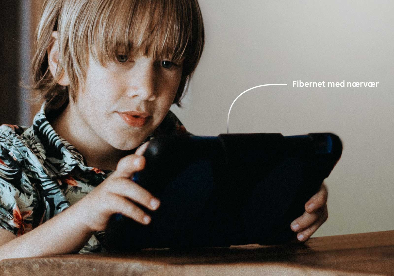 Fiber Dreng Med Ipad.2021