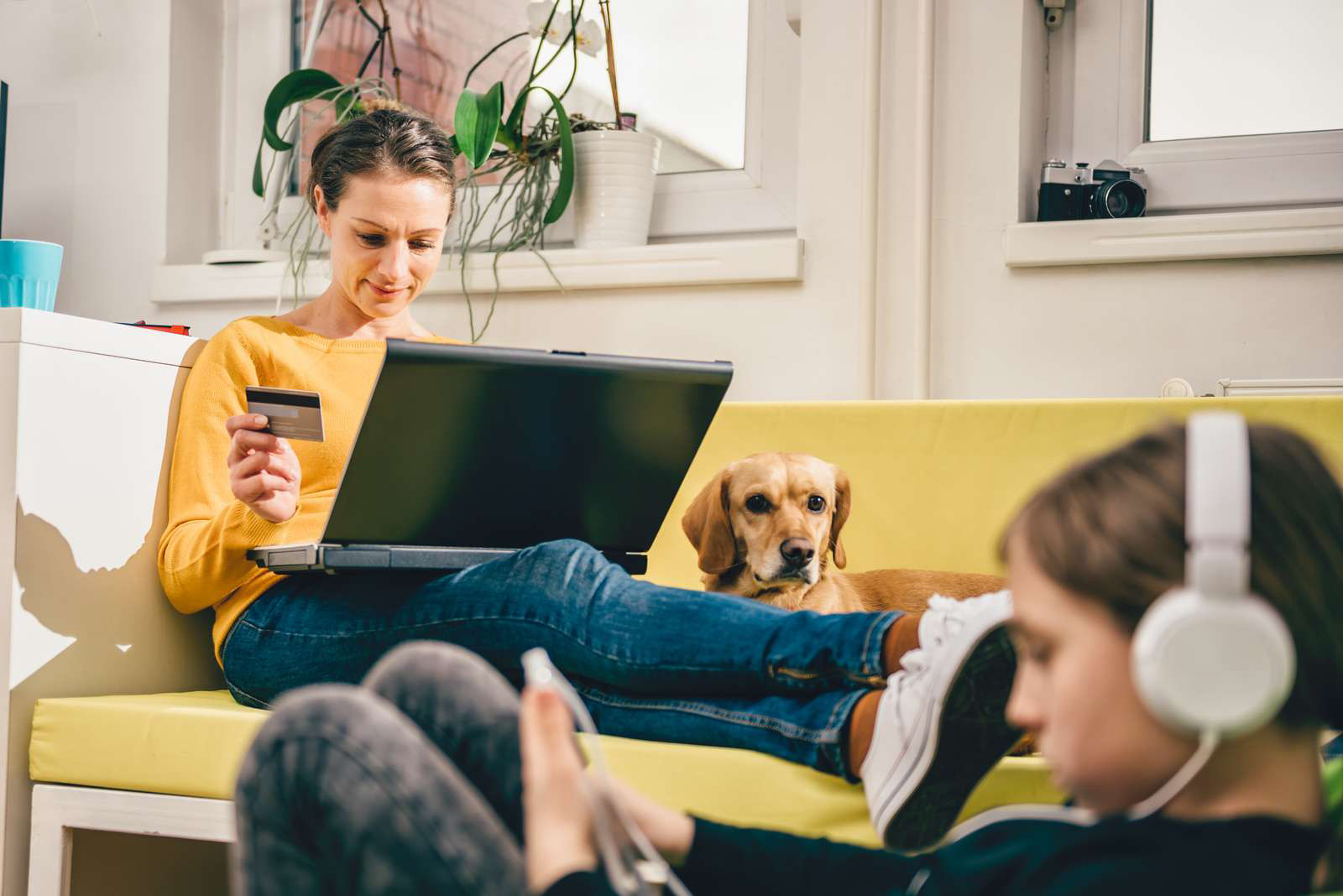 Fiber Dame Sofa Med Kreditkort Og Computer 2020 Se vores gode råd til sikker internethandel